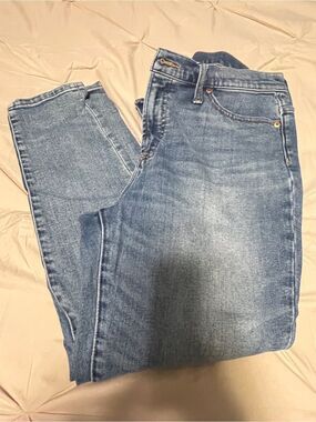 J. Crew Women's Skinny Jeans in Mid Blue Wash